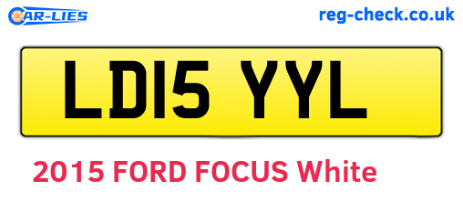 LD15YYL are the vehicle registration plates.