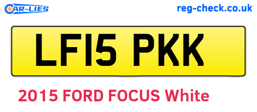 LF15PKK are the vehicle registration plates.
