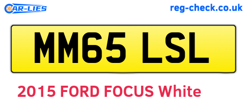 MM65LSL are the vehicle registration plates.