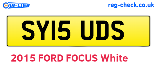SY15UDS are the vehicle registration plates.