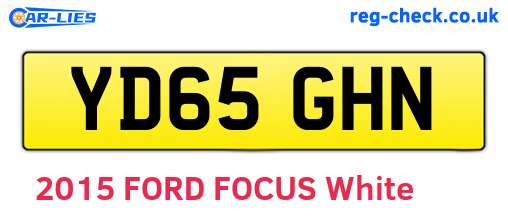 YD65GHN are the vehicle registration plates.