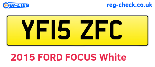 YF15ZFC are the vehicle registration plates.