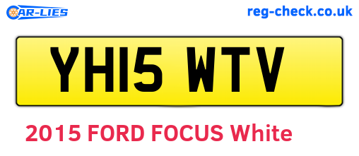 YH15WTV are the vehicle registration plates.