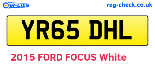 YR65DHL are the vehicle registration plates.