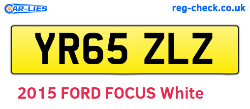 YR65ZLZ are the vehicle registration plates.
