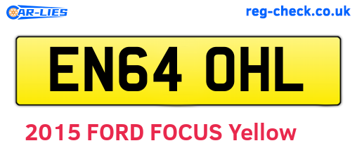 EN64OHL are the vehicle registration plates.