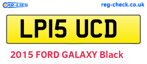 LP15UCD are the vehicle registration plates.