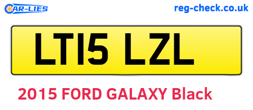 LT15LZL are the vehicle registration plates.