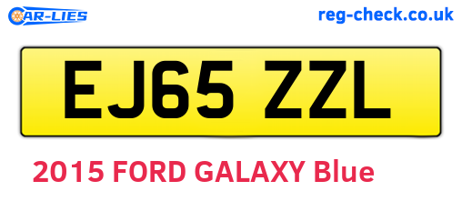 EJ65ZZL are the vehicle registration plates.
