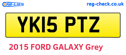 YK15PTZ are the vehicle registration plates.
