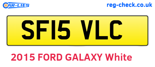 SF15VLC are the vehicle registration plates.