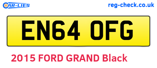 EN64OFG are the vehicle registration plates.