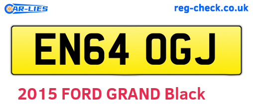 EN64OGJ are the vehicle registration plates.