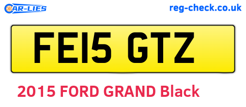 FE15GTZ are the vehicle registration plates.