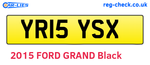YR15YSX are the vehicle registration plates.