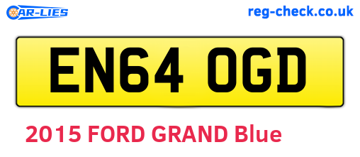 EN64OGD are the vehicle registration plates.