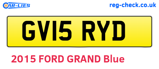 GV15RYD are the vehicle registration plates.