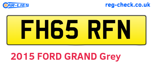 FH65RFN are the vehicle registration plates.