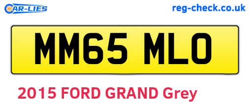 MM65MLO are the vehicle registration plates.