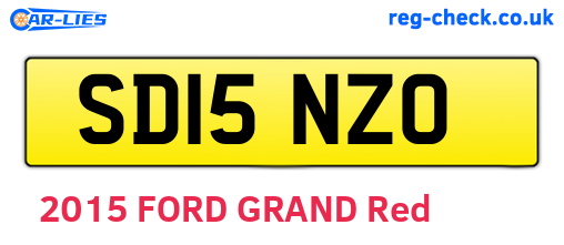 SD15NZO are the vehicle registration plates.