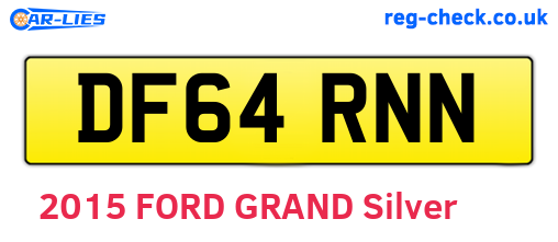 DF64RNN are the vehicle registration plates.