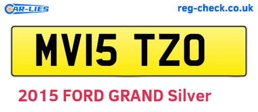 MV15TZO are the vehicle registration plates.