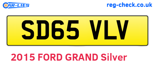 SD65VLV are the vehicle registration plates.