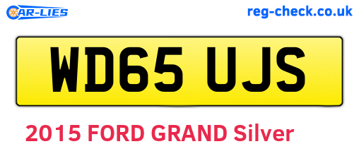 WD65UJS are the vehicle registration plates.