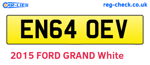 EN64OEV are the vehicle registration plates.