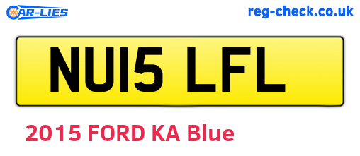 NU15LFL are the vehicle registration plates.