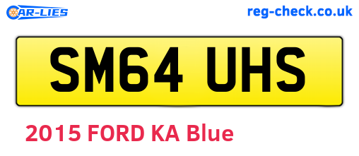 SM64UHS are the vehicle registration plates.