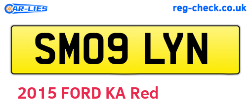 SM09LYN are the vehicle registration plates.