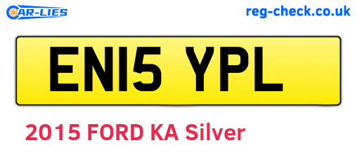 EN15YPL are the vehicle registration plates.