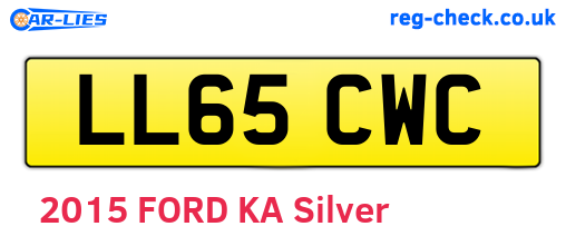 LL65CWC are the vehicle registration plates.