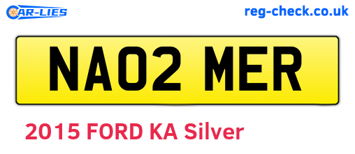 NA02MER are the vehicle registration plates.