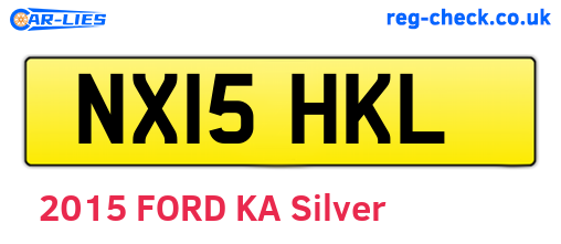 NX15HKL are the vehicle registration plates.