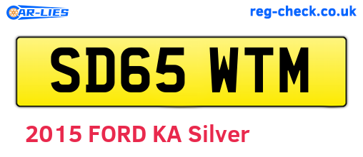 SD65WTM are the vehicle registration plates.