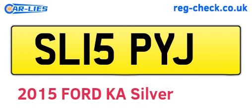 SL15PYJ are the vehicle registration plates.