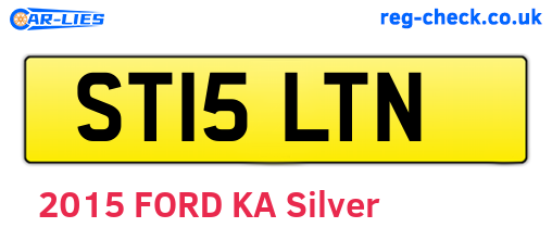 ST15LTN are the vehicle registration plates.