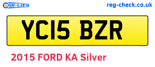 YC15BZR are the vehicle registration plates.