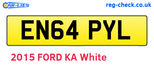 EN64PYL are the vehicle registration plates.