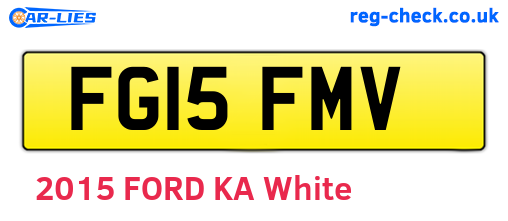 FG15FMV are the vehicle registration plates.