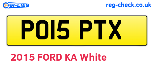 PO15PTX are the vehicle registration plates.