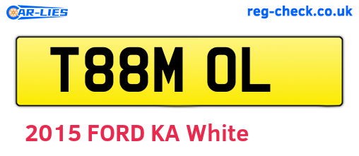 T88MOL are the vehicle registration plates.