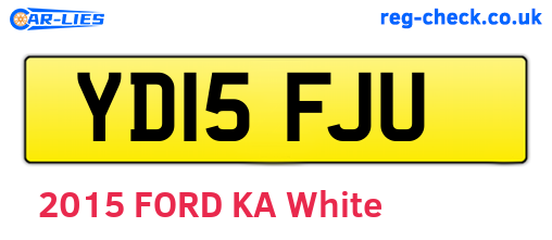 YD15FJU are the vehicle registration plates.