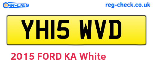 YH15WVD are the vehicle registration plates.