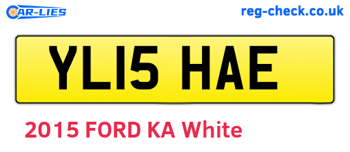 YL15HAE are the vehicle registration plates.