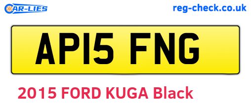 AP15FNG are the vehicle registration plates.