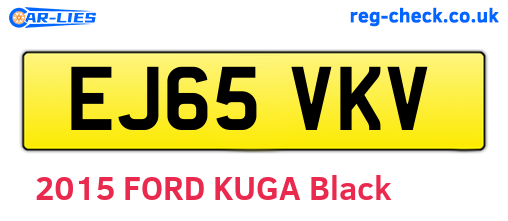 EJ65VKV are the vehicle registration plates.