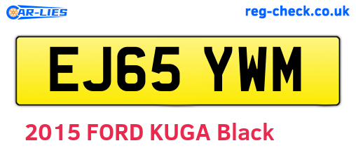EJ65YWM are the vehicle registration plates.